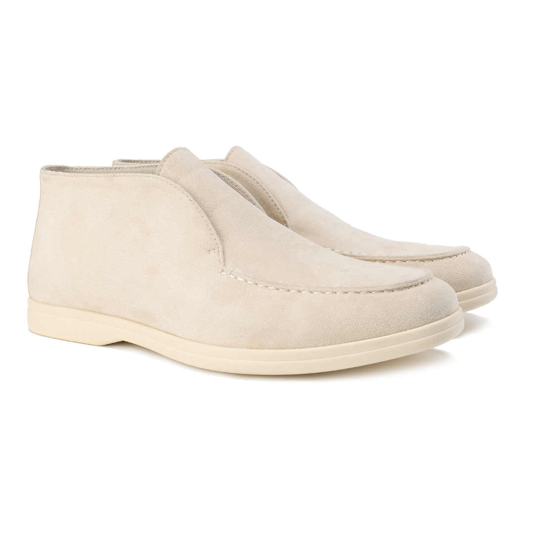 High Suede Loafers