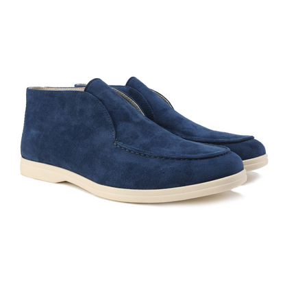 High Suede Loafers