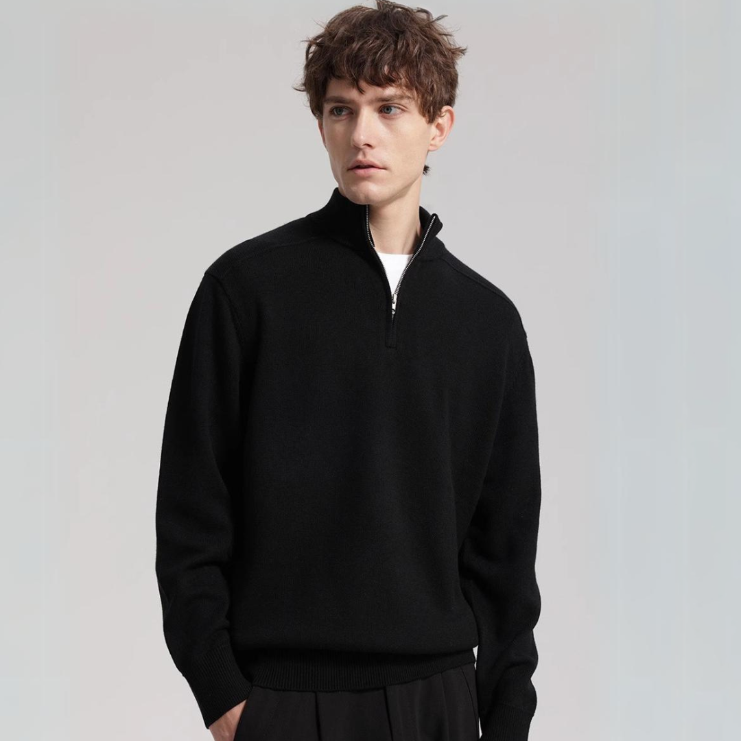 100% Merino Wool Zip Up
