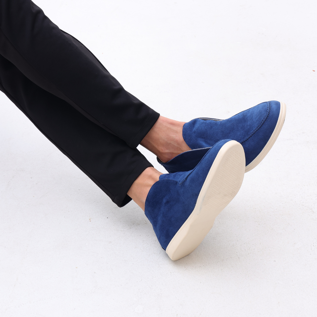 High Suede Loafers