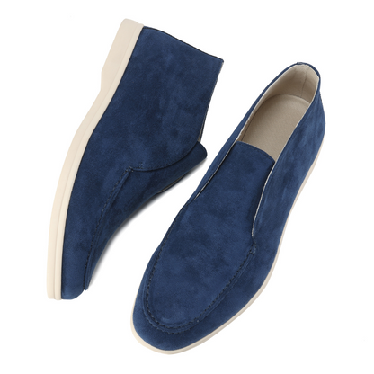 High Suede Loafers