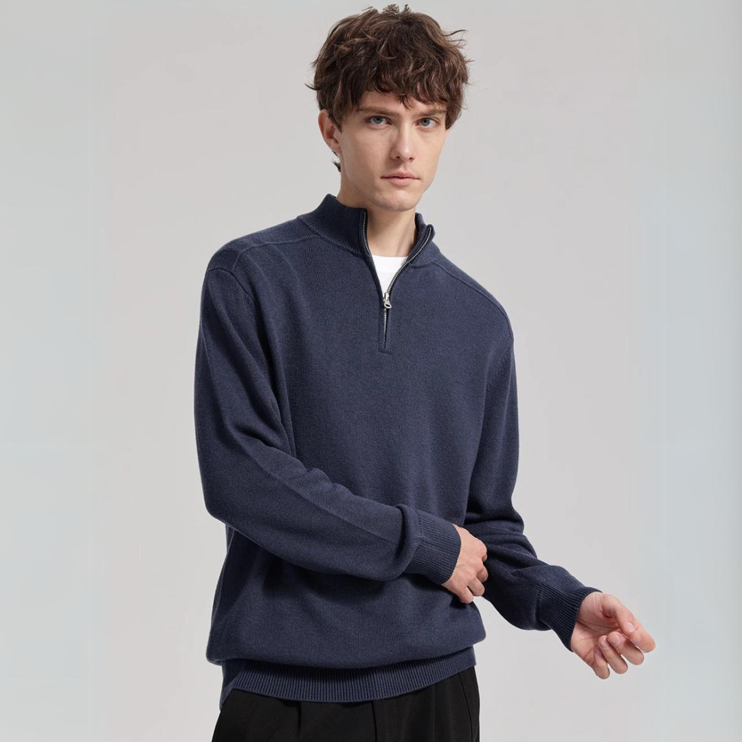100% Merino Wool Zip Up