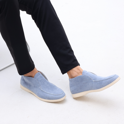 High Suede Loafers