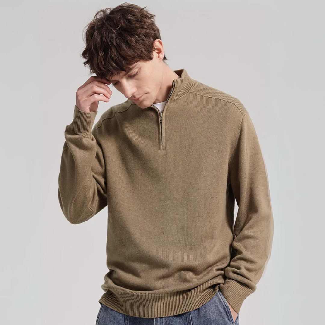 100% Merino Wool Zip Up