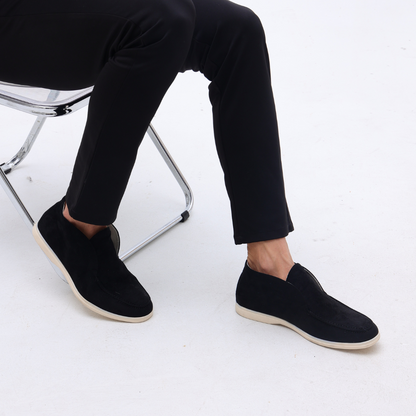 High Suede Loafers