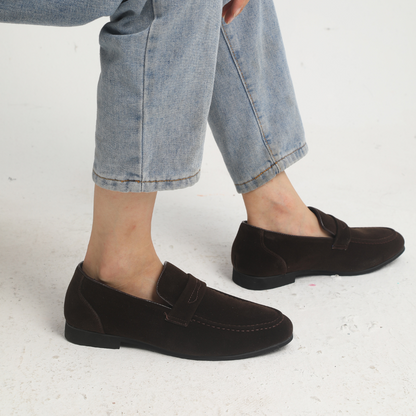 Suede Penny Loafers