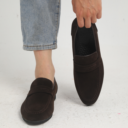 Suede Penny Loafers