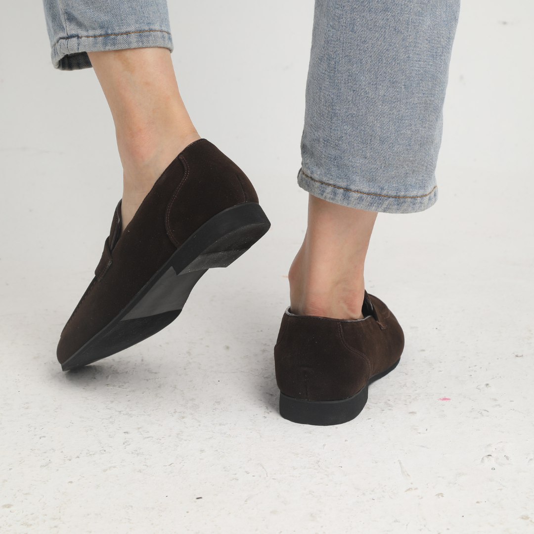 Suede Penny Loafers