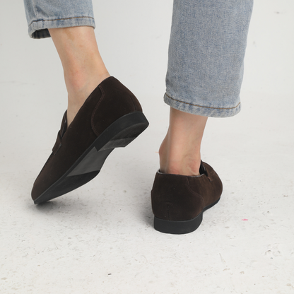 Suede Penny Loafers