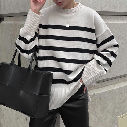 Striped Knitted Sweater