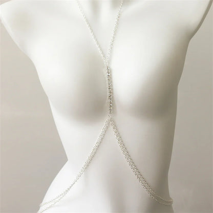 Rhinestone Chest Necklace