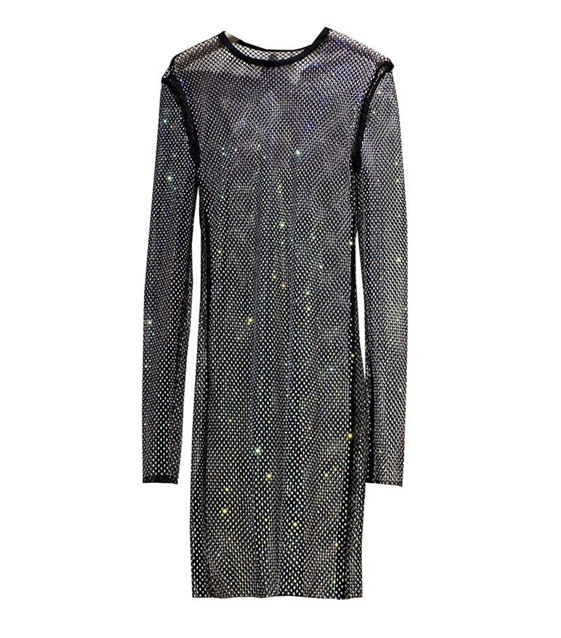 Shiny Party Dress Net