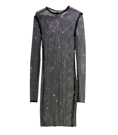 Shiny Party Dress Net