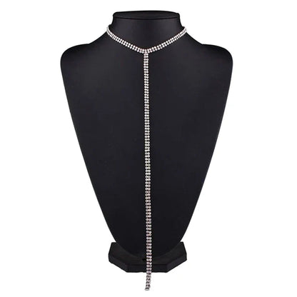 Rhinestone Chain Choker