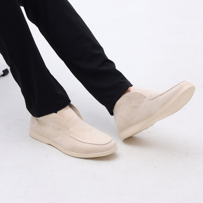 High Suede Loafers