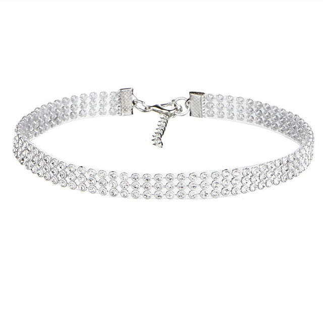 Crystal Rhinestone Choker