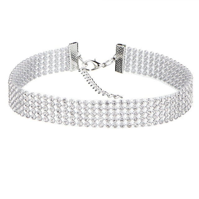 Crystal Rhinestone Choker