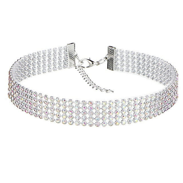 Crystal Rhinestone Choker