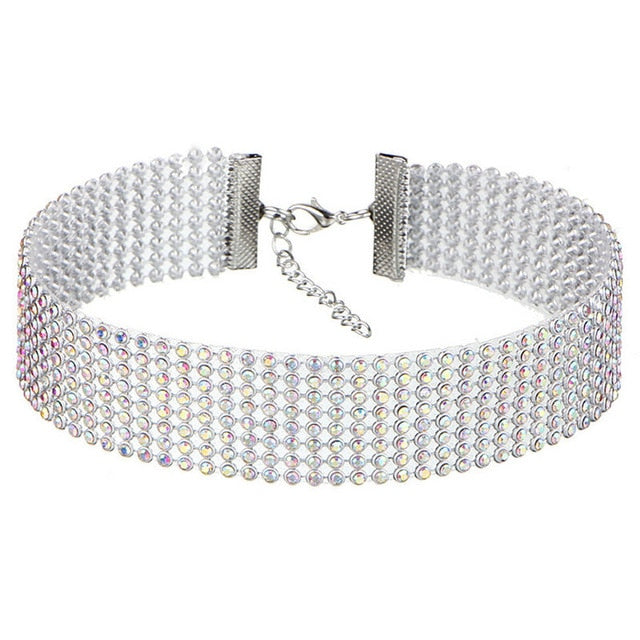 Crystal Rhinestone Choker