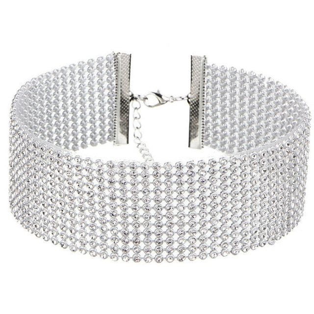 Crystal Rhinestone Choker
