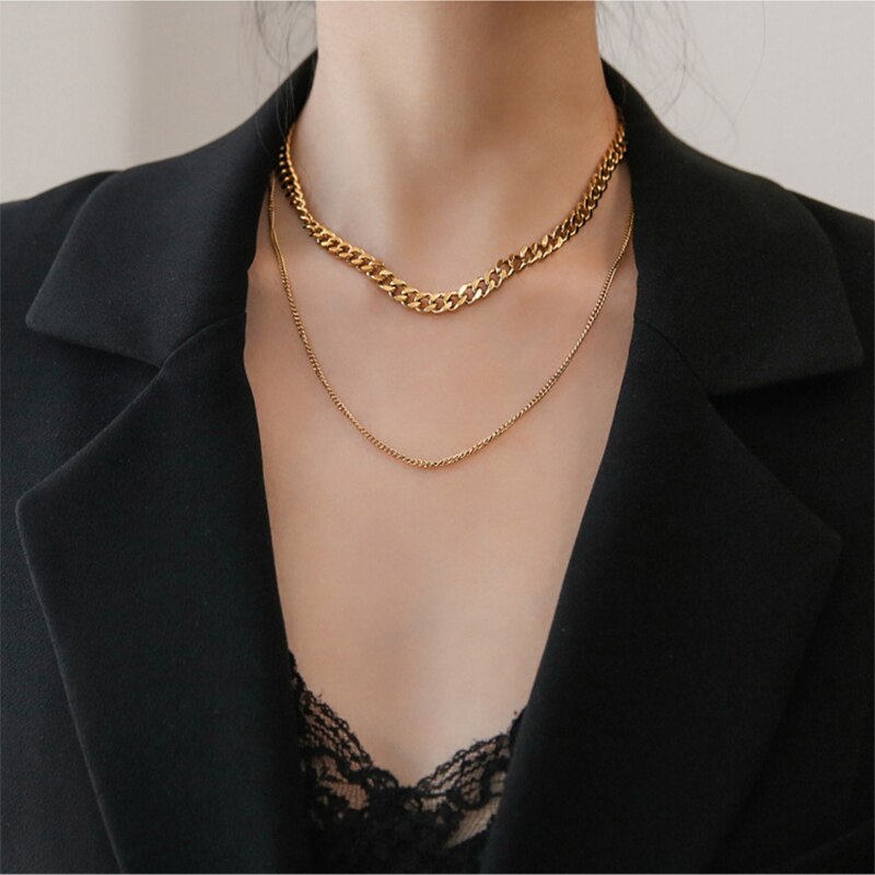 Double Layer Chain Necklace