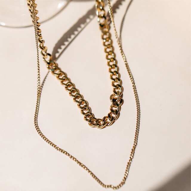 Double Layer Chain Necklace